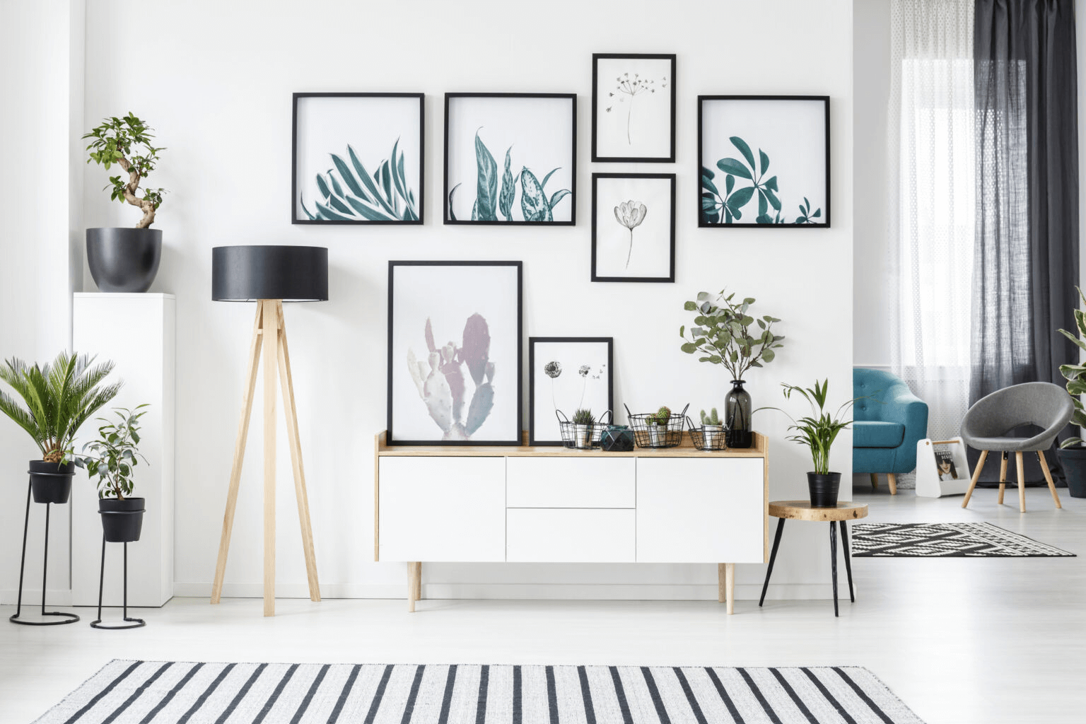 beautify your walls in the living room